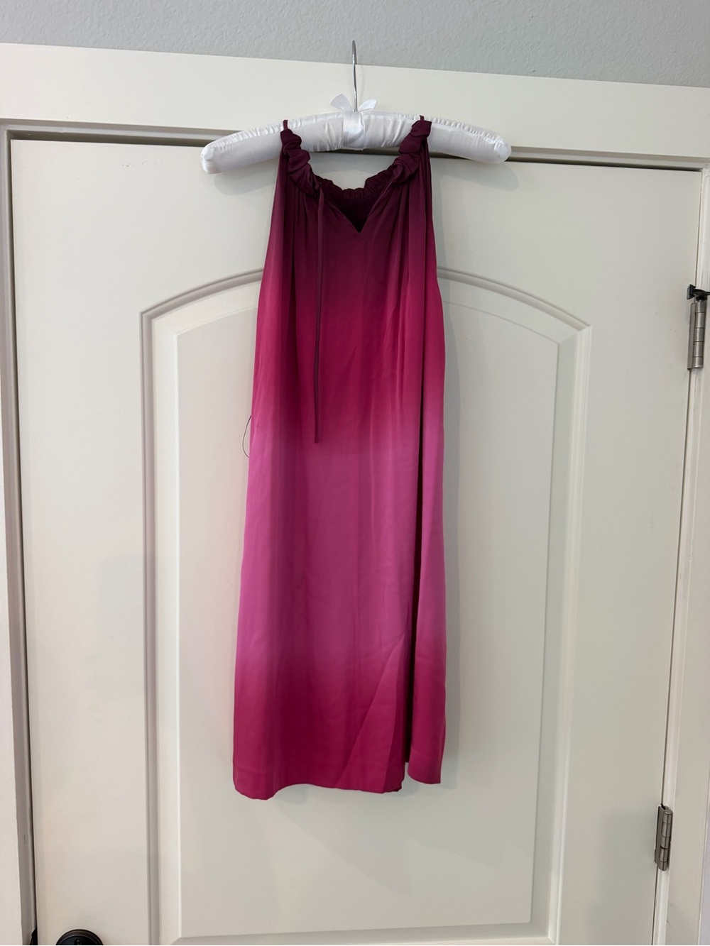 Vince Two-Tone Pink to Plum Ombre Dress